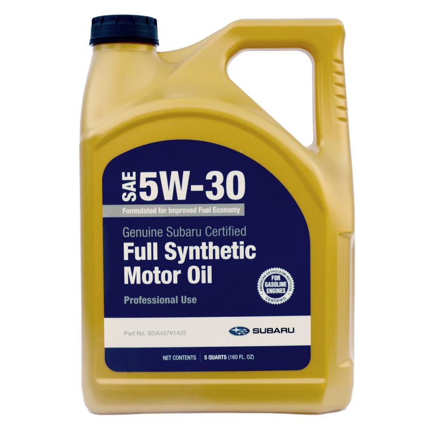 Subaru 5W-30 Syntethic Motor Oil 5QT Jug