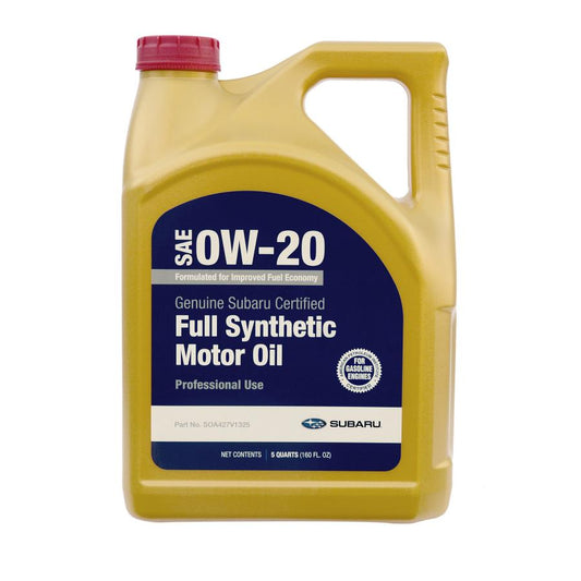Subaru Synthetic 0W-20  5 Quart Bottle